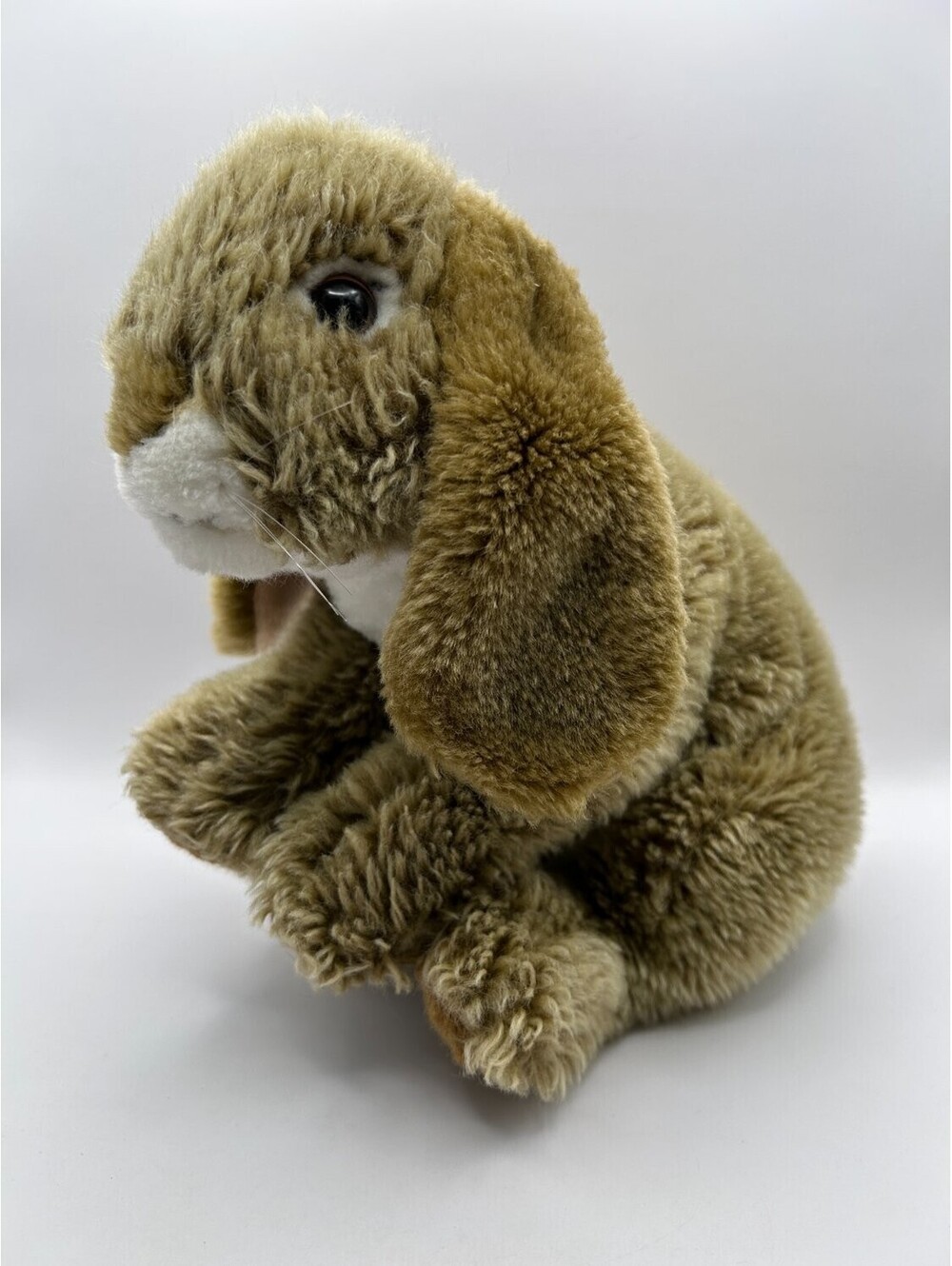 Animal Alley 5F5F498 Lop Eared Bunny Plush S Brown Fabric Ears Whiskers
